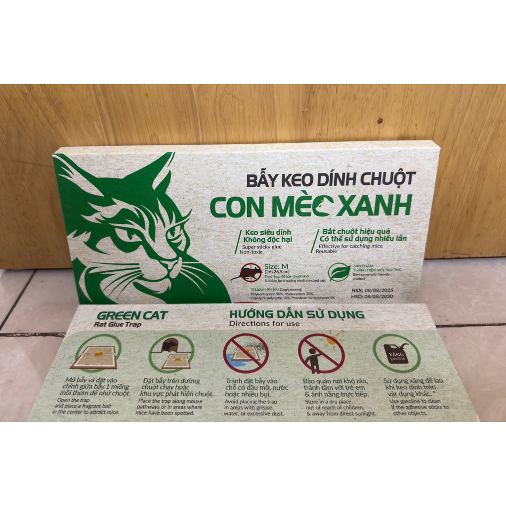 Bẫy keo dính chuột con mèo